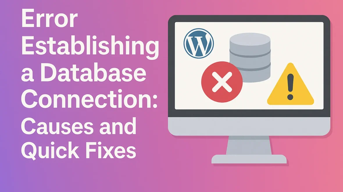 Error Establishing a Database Connection: Causes and Quick Fixes