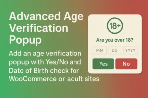 Advanced Age Verification Popup Plugin